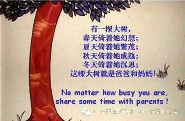 樹就是我們的父母！請愛護你們身邊的這棵樹！